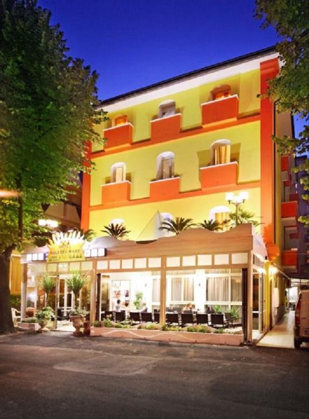 Oasi Del Mare Hotel Rimini Kültér fotó